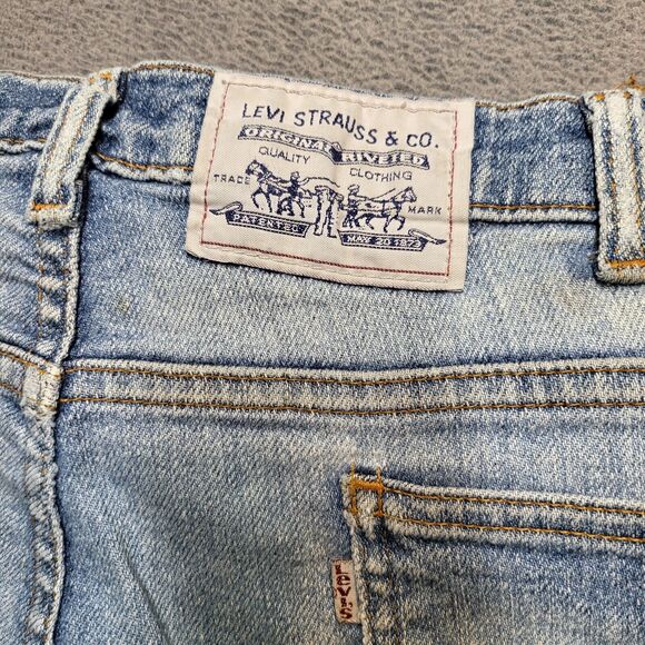 Vintage Levis Strauss Signature Jeans Mens 39x31 Silver Tab Relaxed Fit Thrashed - Picture 13 of 14